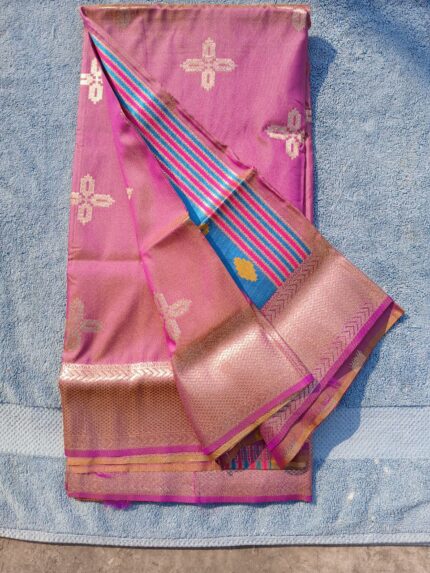 Dual-tone Banarasi Silk