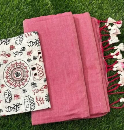 Jamdani Handloom in Pink